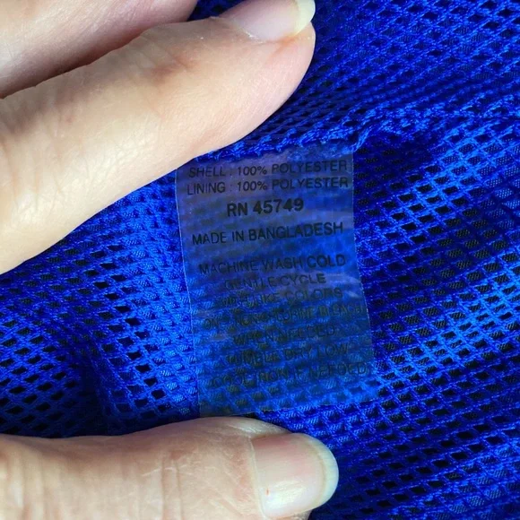 Activology Blue/Black Print Jacket - Picture 5 of 8